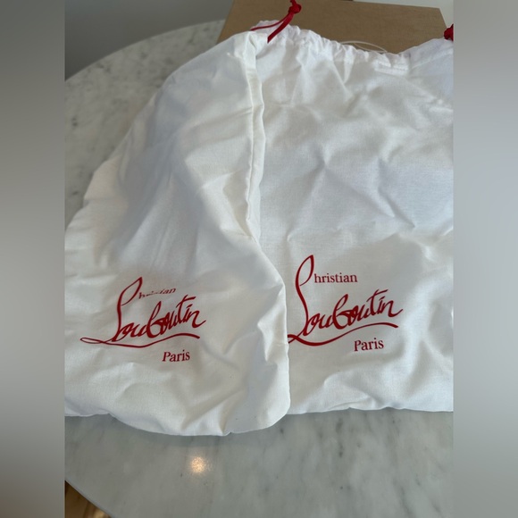 Christian Louboutin Amali Alta 130 Mirror Leather Platform Sandals - Picture 9 of 10